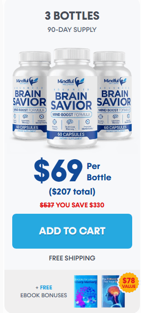 Brain Savior 3 bottles